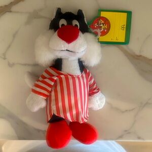 McDonald's Looney Tunes Plush Sylvester the Cat Stuffed Animal 1992